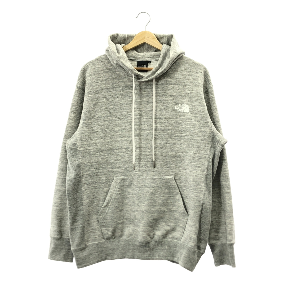 THE NORTH FACE / 더 노스 페이스 | 백 스퀘어 로고 파커 | L | 그레이 | 남성