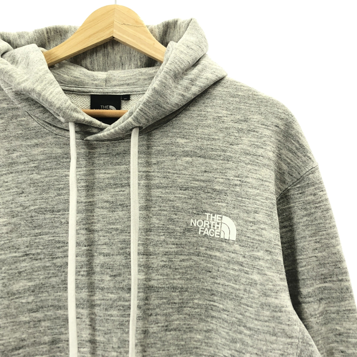 THE NORTH FACE / 더 노스 페이스 | 백 스퀘어 로고 파커 | L | 그레이 | 남성