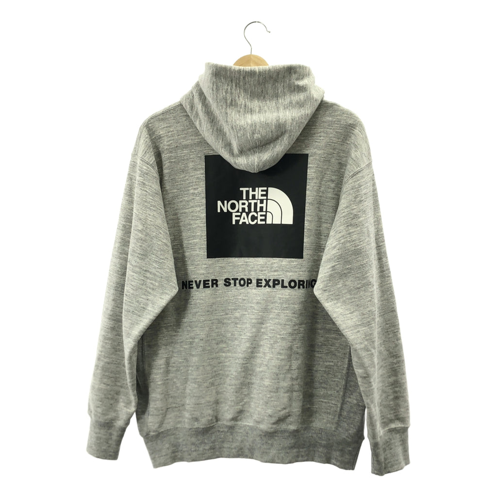 THE NORTH FACE / 더 노스 페이스 | 백 스퀘어 로고 파커 | L | 그레이 | 남성