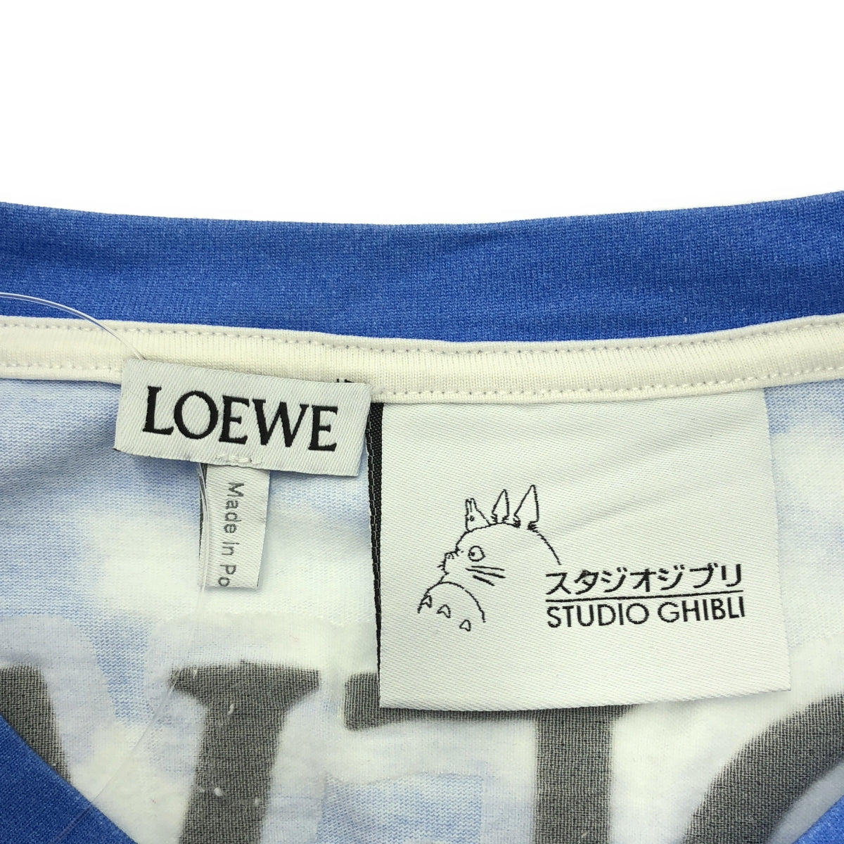 LOEWE / 로에베 | 2021SS | × 스튜디오 지브리 이웃집 토토로 프린트 백 로고 컷소우 | XS | 여성