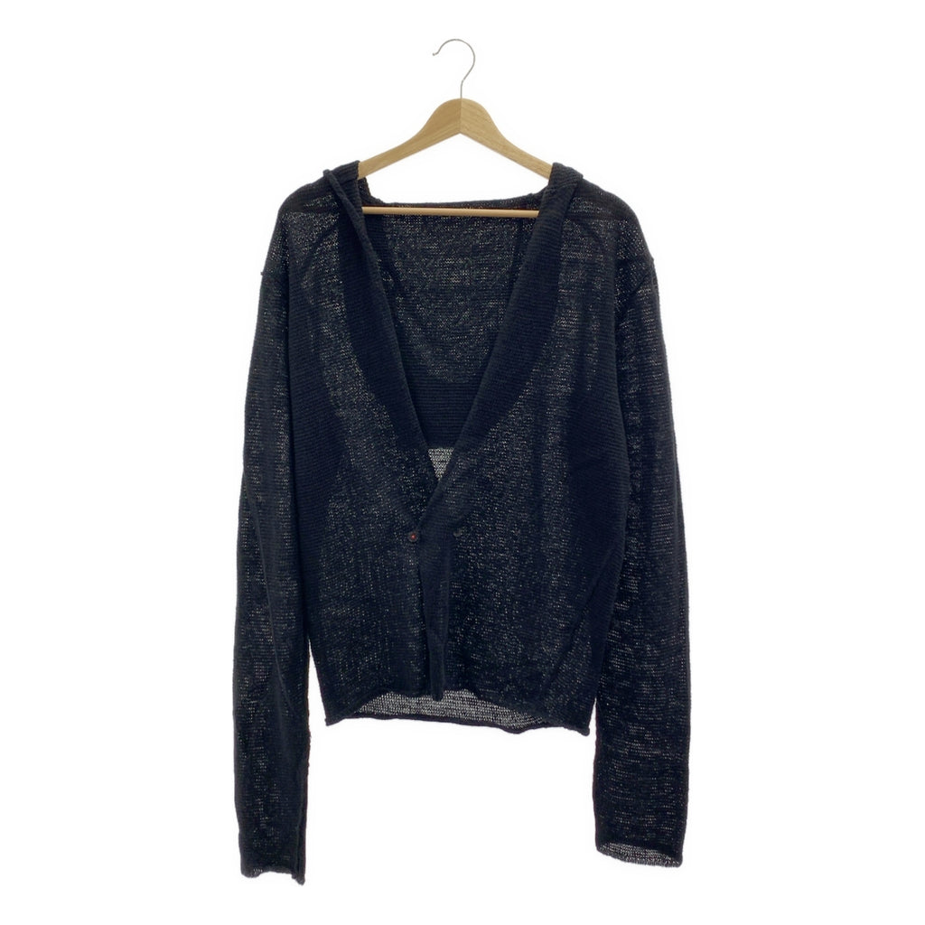 m.a+ / 엠에이크로스 | 메쉬 니트 푸디드 카디건 |