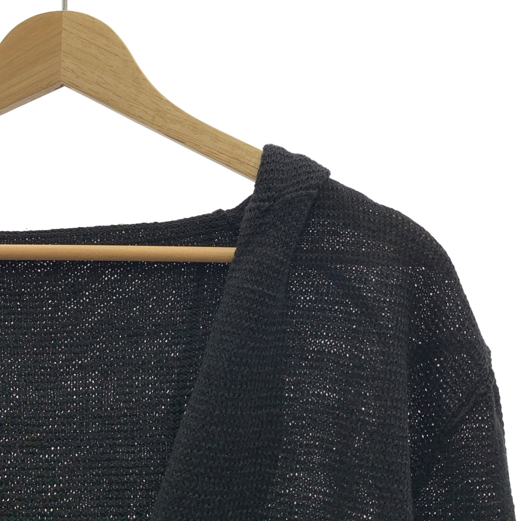 m.a+ / 엠에이크로스 | 메쉬 니트 푸디드 카디건 |