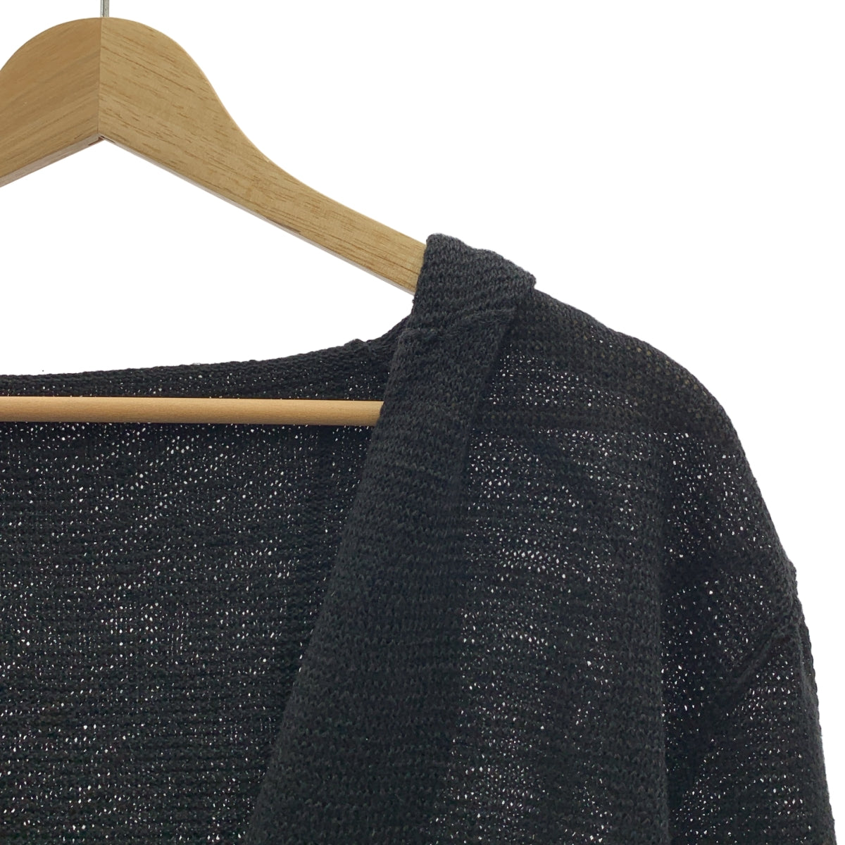 m.a+ / エムエークロス | メッシュニット フーデッドカーディガン |