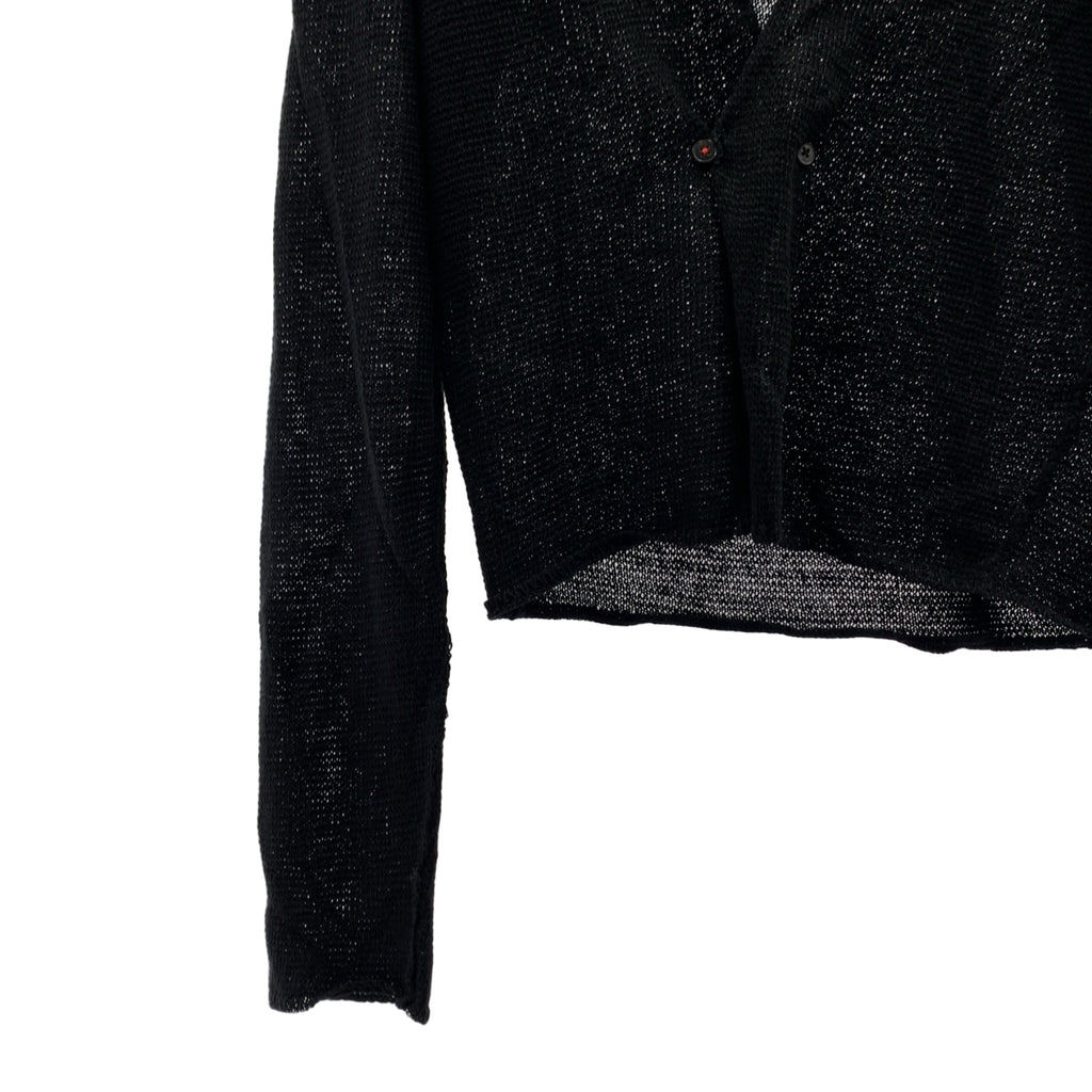 m.a+ / 엠에이크로스 | 메쉬 니트 푸디드 카디건 |