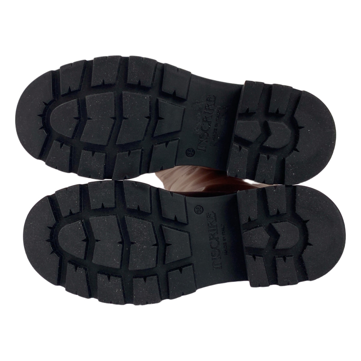 【미품】 INSCRIRE / 안스쿠리아 | 2021AW | 가죽 니 하이 부츠 | 36 | 브라운 | 여성