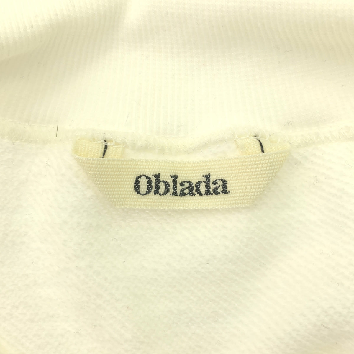 oblada / 오브라다 | 지퍼 넥 풀오버 | F | 화이트 | 여성