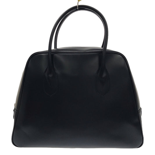 [New] COMME des GARCONS | Aoyama Large Trapezoid Steer / Cowhide Leather Handbag | Size 5 | Black | Women's