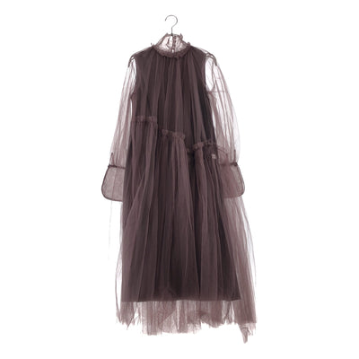 Chika Kisada / チカキサダ | チュール ギャザー ボリューム ドレス ワンピース / インナー付き | 1 | レディース