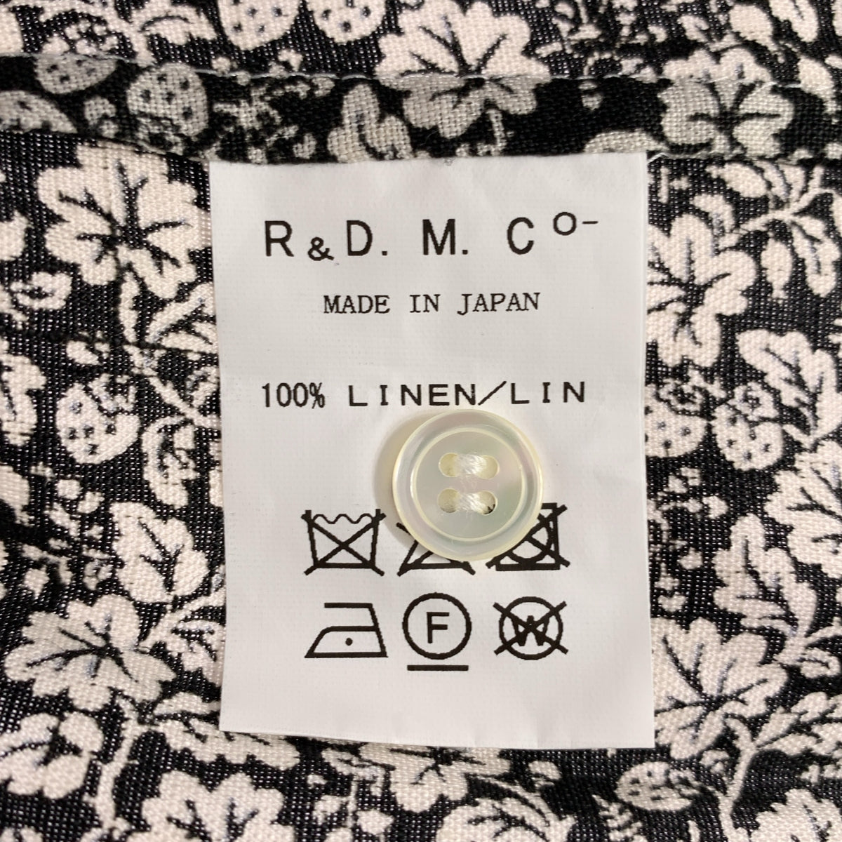 R&D.M.Co / オールドマンズテーラー | 総柄 ハイネック プルオーバー ブラウス | F | レディース