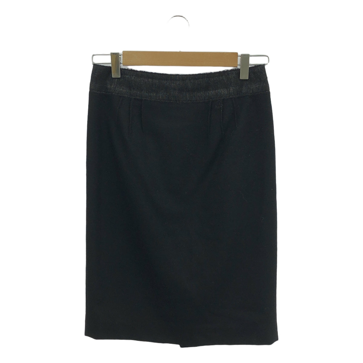 ADORE | 羊毛羊絨後開衩裙 | 36 | 黑色 | 女款