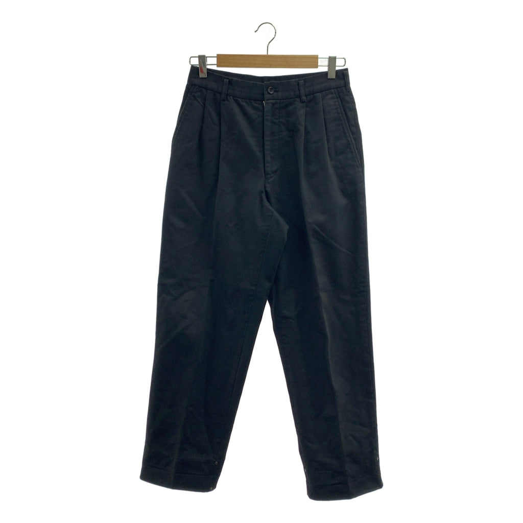 COMME des GARÇONS HOMME | 2000 春夏 |棉質 2 褶錐形褲 | S 號 |男士