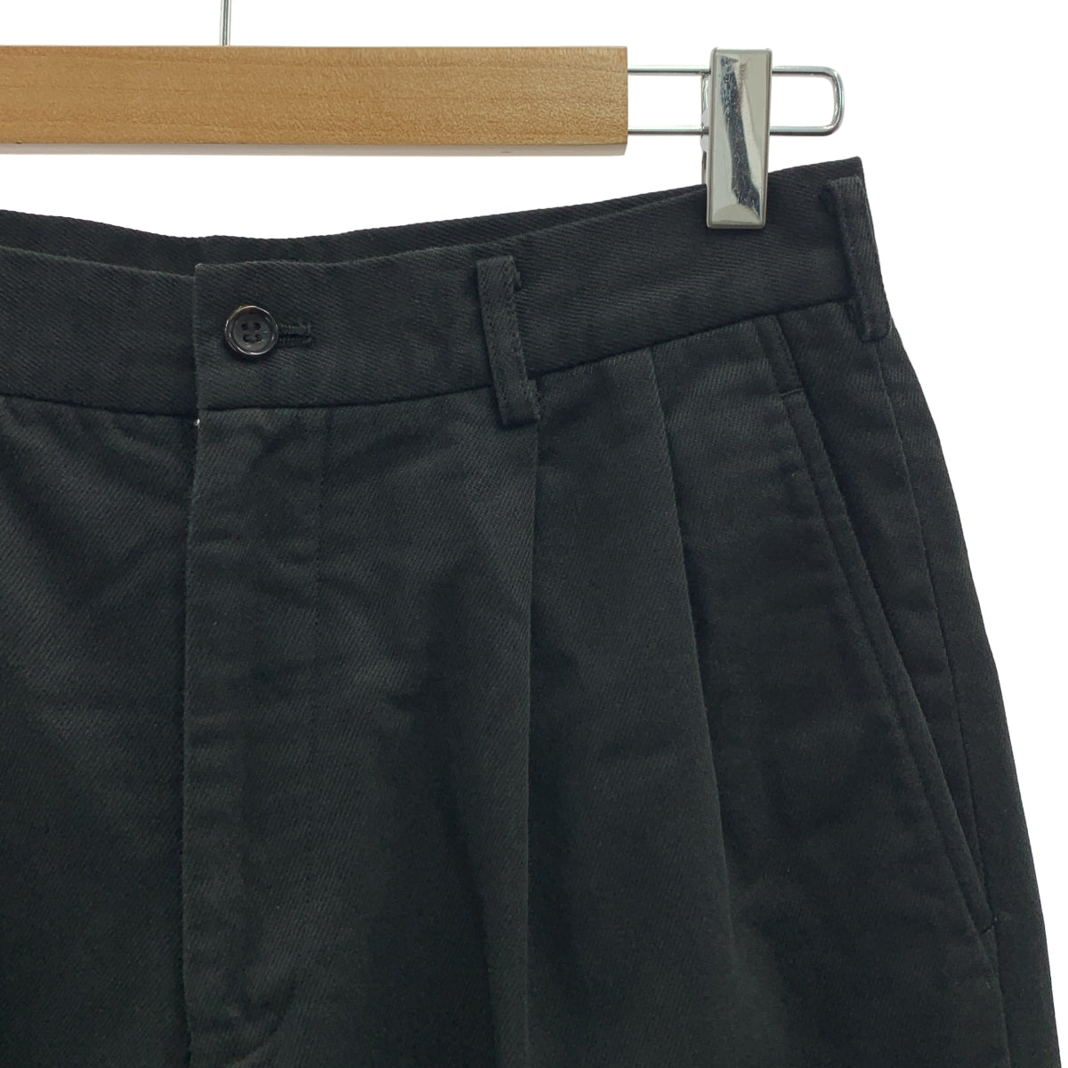 COMME des GARCONS HOMME / 콤데 갤슨 옴므 | 2000SS | 코튼 2 택 테이퍼드 팬츠 | S |