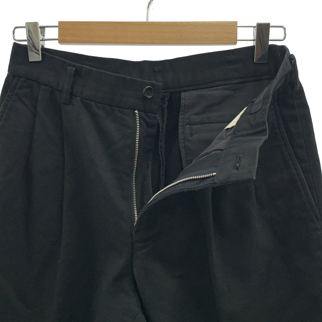 COMME des GARÇONS HOMME | 2000 春夏 |棉質 2 褶錐形褲 | S 號 |男士