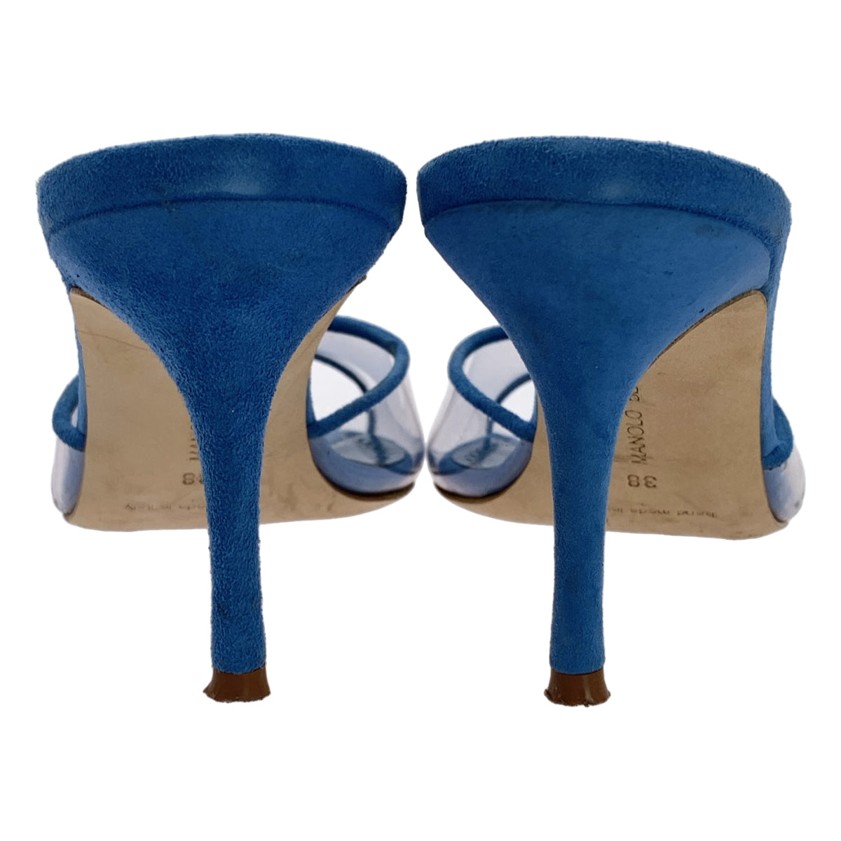 MANOLO BLAHNIK / Manolo Branik | JADIHA 클리어 오픈 투 힐 샌들 | 38 |