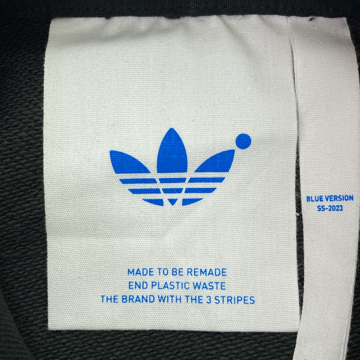 【新品】  adidas / アディダス | BLUE VERSION エッセンシャルズ パーカー | L | ブラック | メンズ