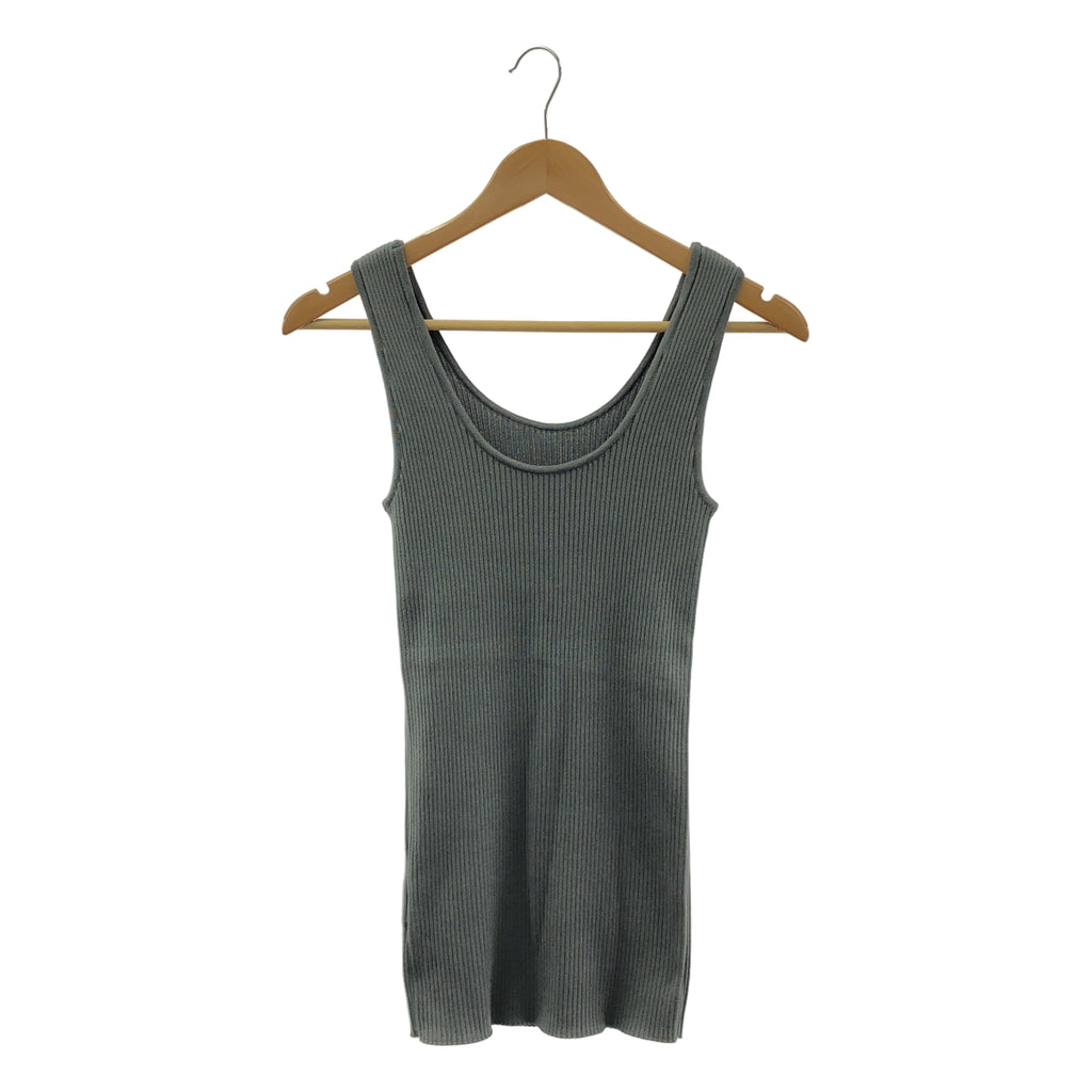 Chaos / カオス | 16Gインプレ リブニット タンクトップ | F | グレー | レディース