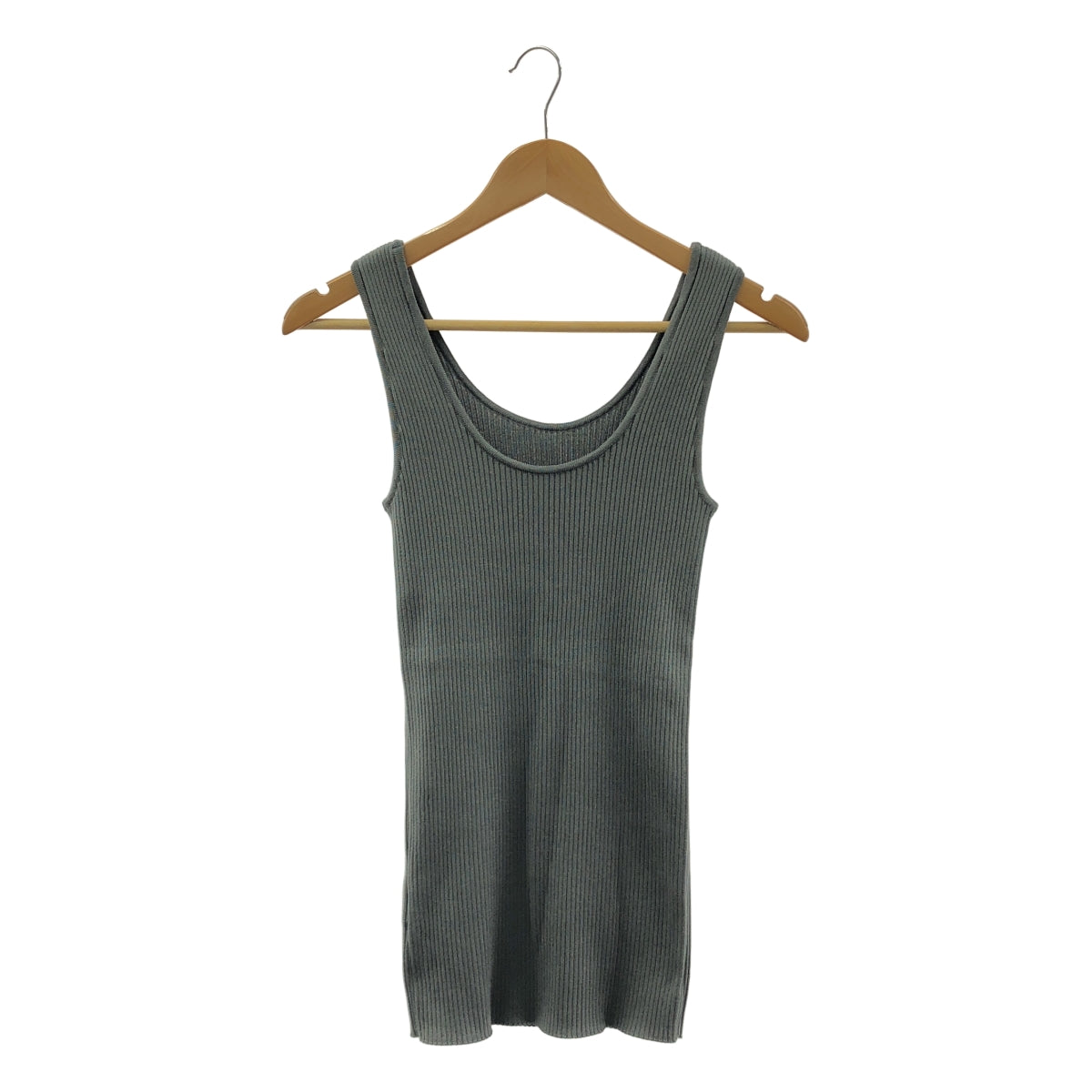 Chaos / カオス | 16Gインプレ リブニット タンクトップ | F | グレー | レディース