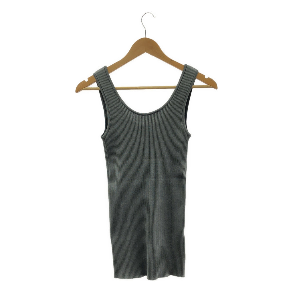 Chaos / カオス | 16Gインプレ リブニット タンクトップ | F | グレー | レディース