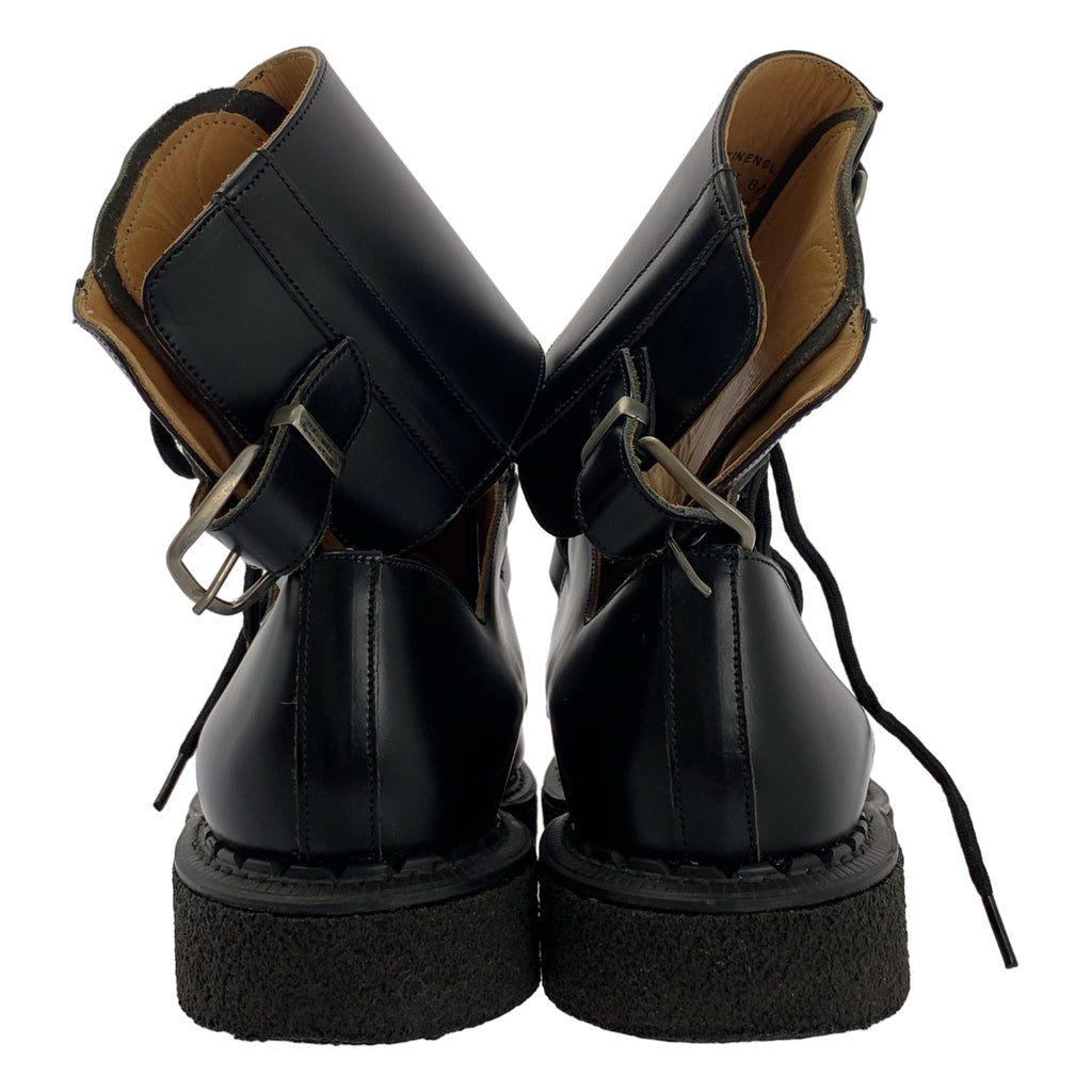 COMME des GARÇONS HOMME PLUS | x GERGE-COX Heiwa no Yoroi（和平之甲）踝帶設計繫帶靴 |尺寸 10 |