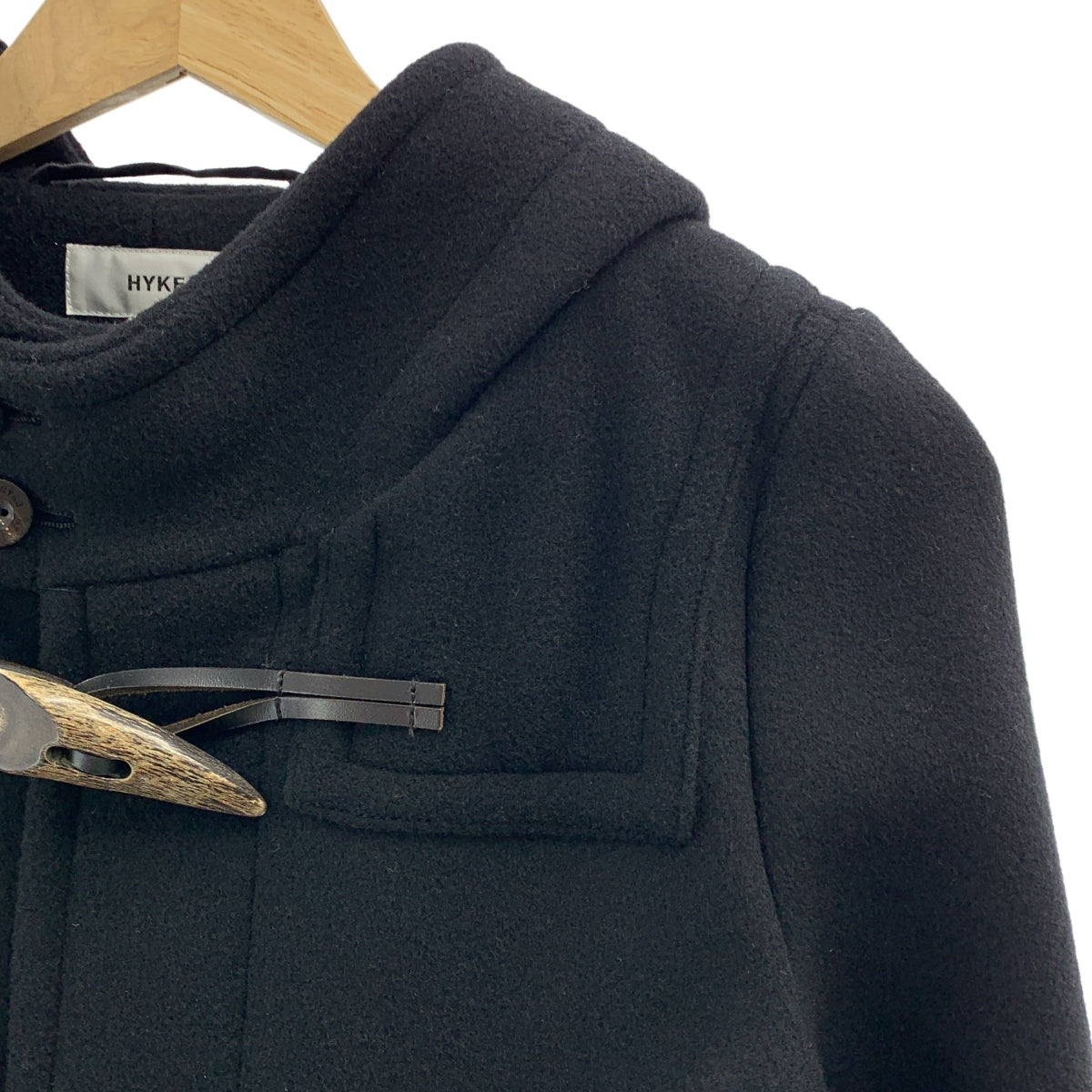 HYKE / 하이크 | 울 멜튼 더플 코트 | 1 | 여성