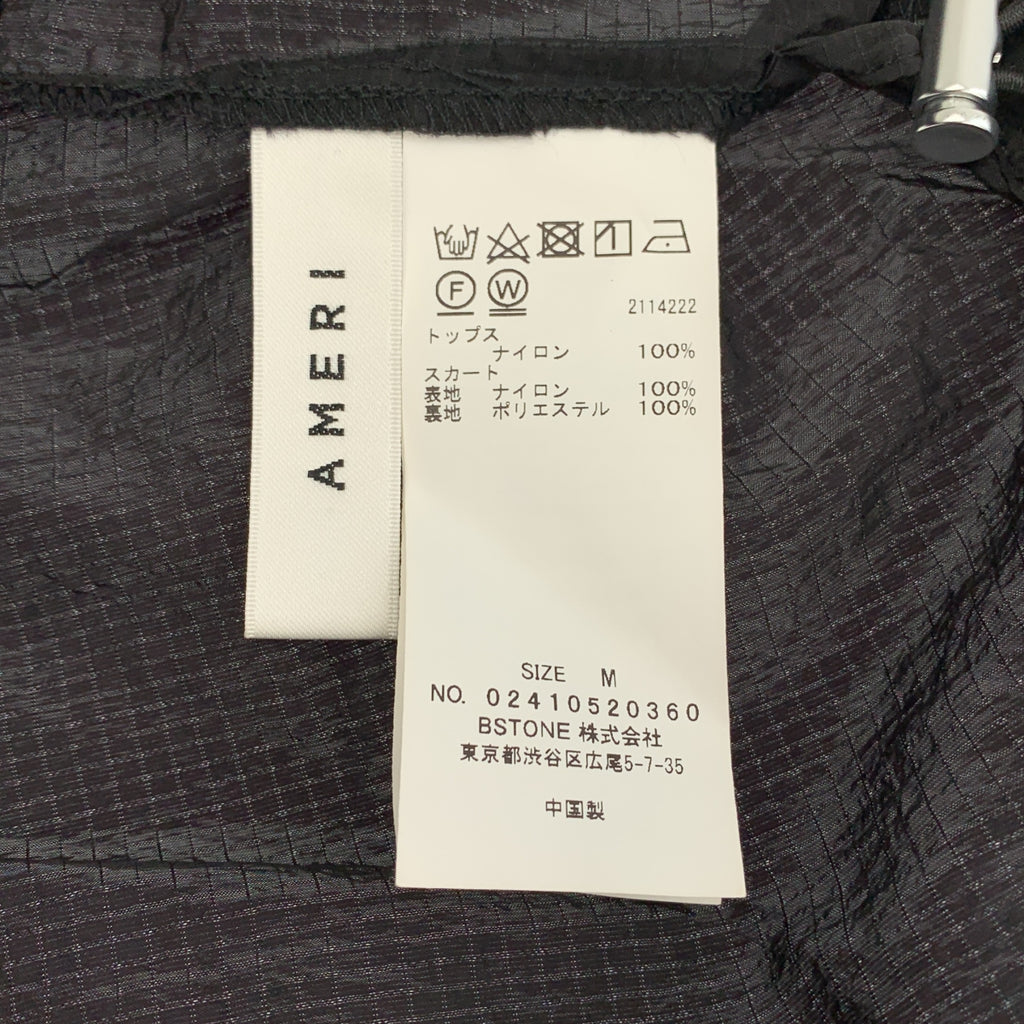 AMERI / アメリ | RIP STOP SET UP DRESS セットアップ / リップストップ アウトドア ドレス | M |