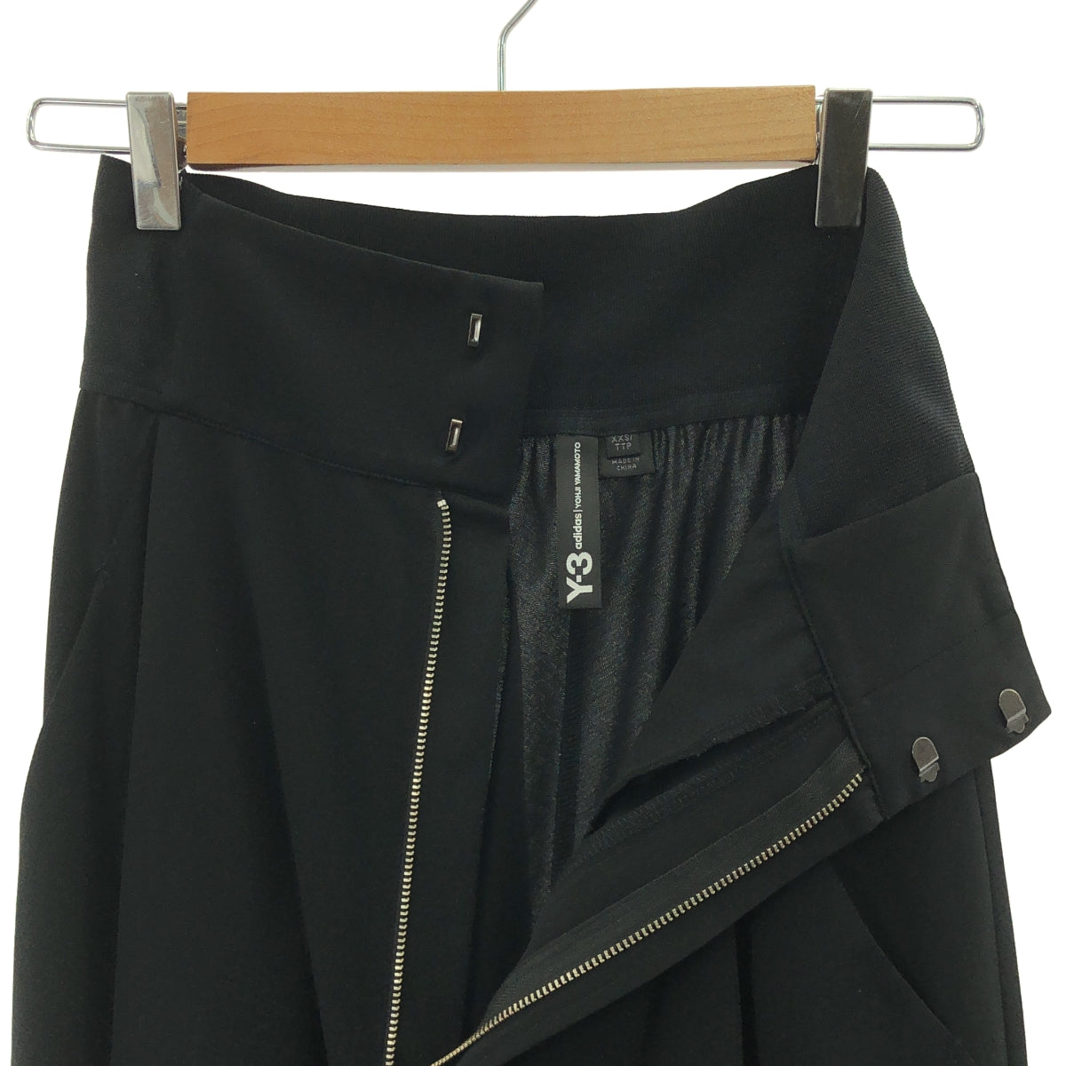 Y-3 / ワイスリー | タック サイドライン ワイド パンツ | XXS | ブラック | レディース