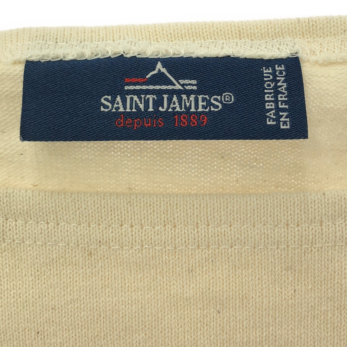 SAINT JAMES / Saint James | OUESSANT / Ouesson Basque Cut and Sew | T4 | Ecru | Men's