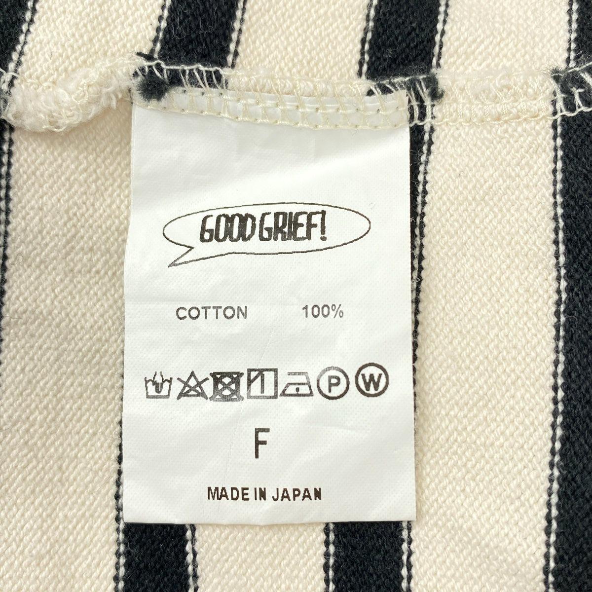 L'Appartement | x GOOD GRIEF MIDDLE BORDER TOP / Border Basque 超大上衣 | F 碼 | 女款