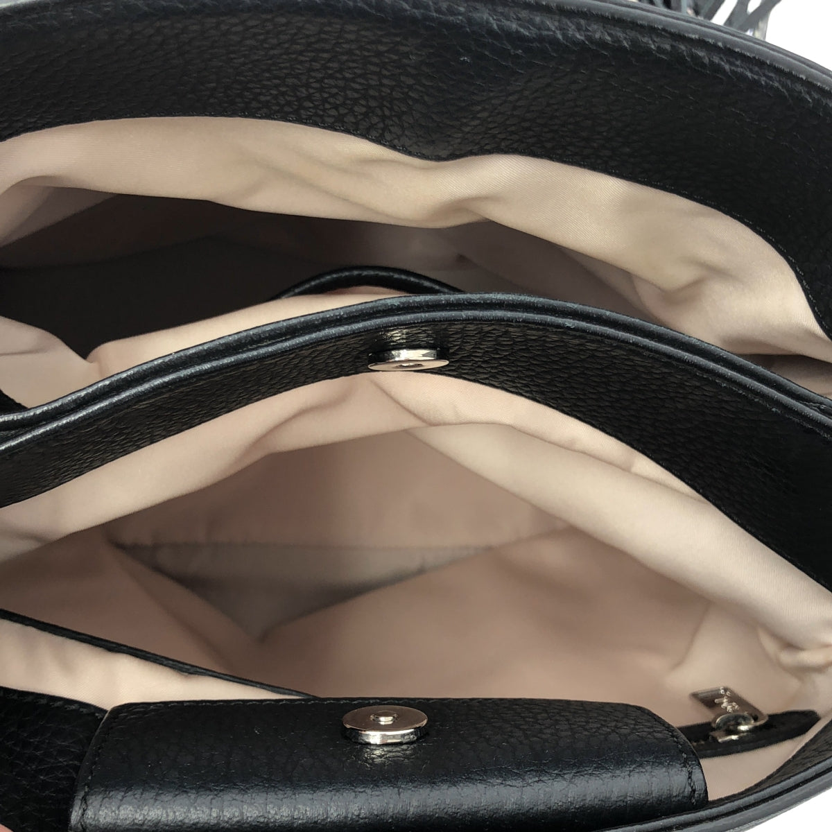 [狀況極佳] TOD'S Thea 兩用皮革肩背包 | 黑色 | 女款