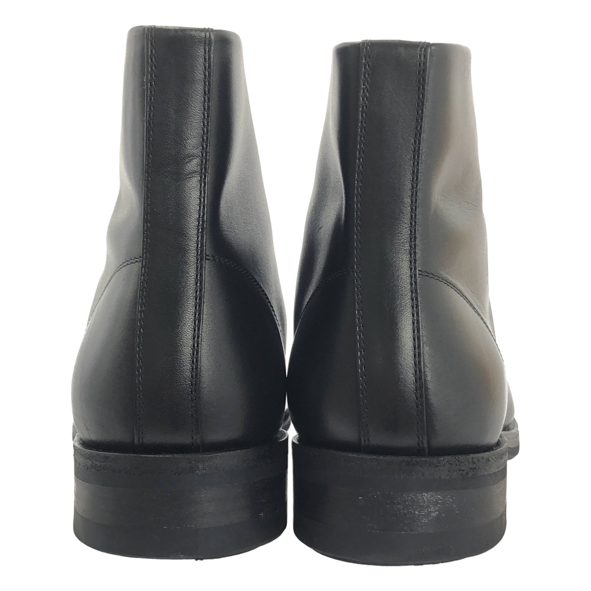 PHIGVEL / 피그벨 | 2024AW | AVIATOR ZIP BOOTS 어비에이터 센터 지퍼 가죽 부츠 | 8.5 | 남성