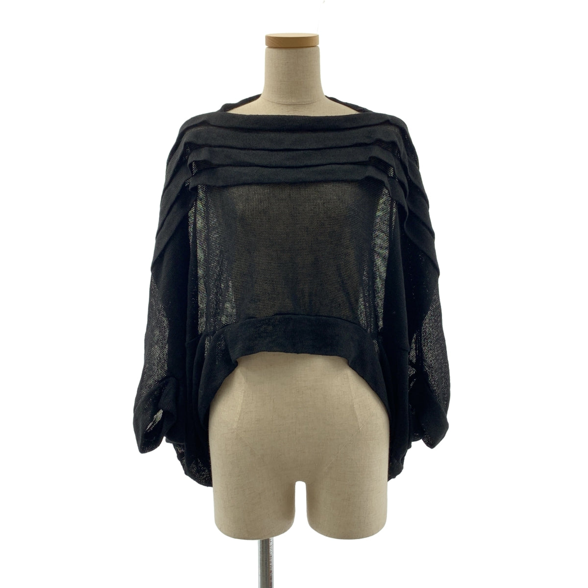 JUNYA WATANABE COMME des GARCONS / 준야와타나베 | 2018SS | 린넨 나일론 돌먼 슬리브 니트 | S |