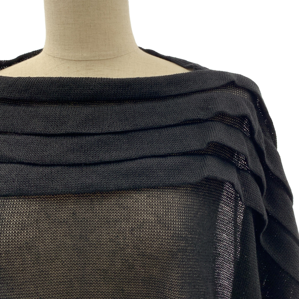 JUNYA WATANABE COMME des GARCONS / 준야와타나베 | 2018SS | 린넨 나일론 돌먼 슬리브 니트 | S |