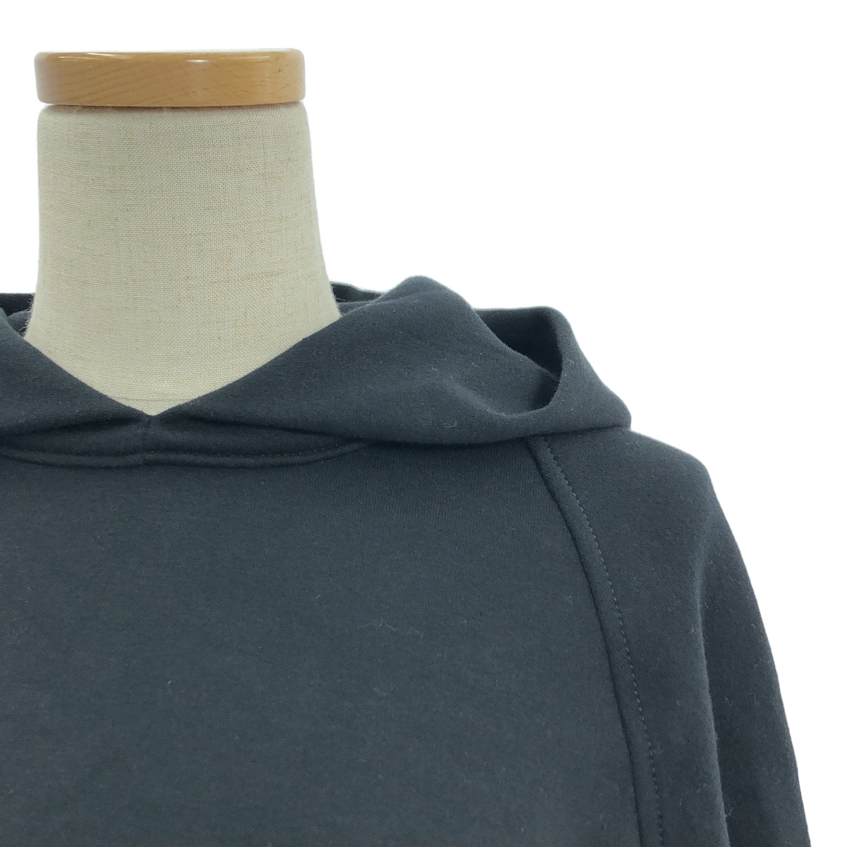 【美品】  VALENTINO / ヴァレンティノ | スリット リボン レースパッチ スウェット ワンピース フーディ | XS | ブラック | レディース