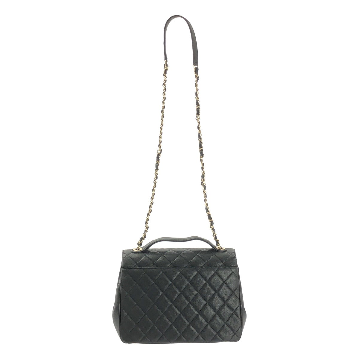 【美品】  CHANEL / シャネル | ビジネスアフィニティ マトラッセ 2way ショルダーバッグ | ブラック | レディース