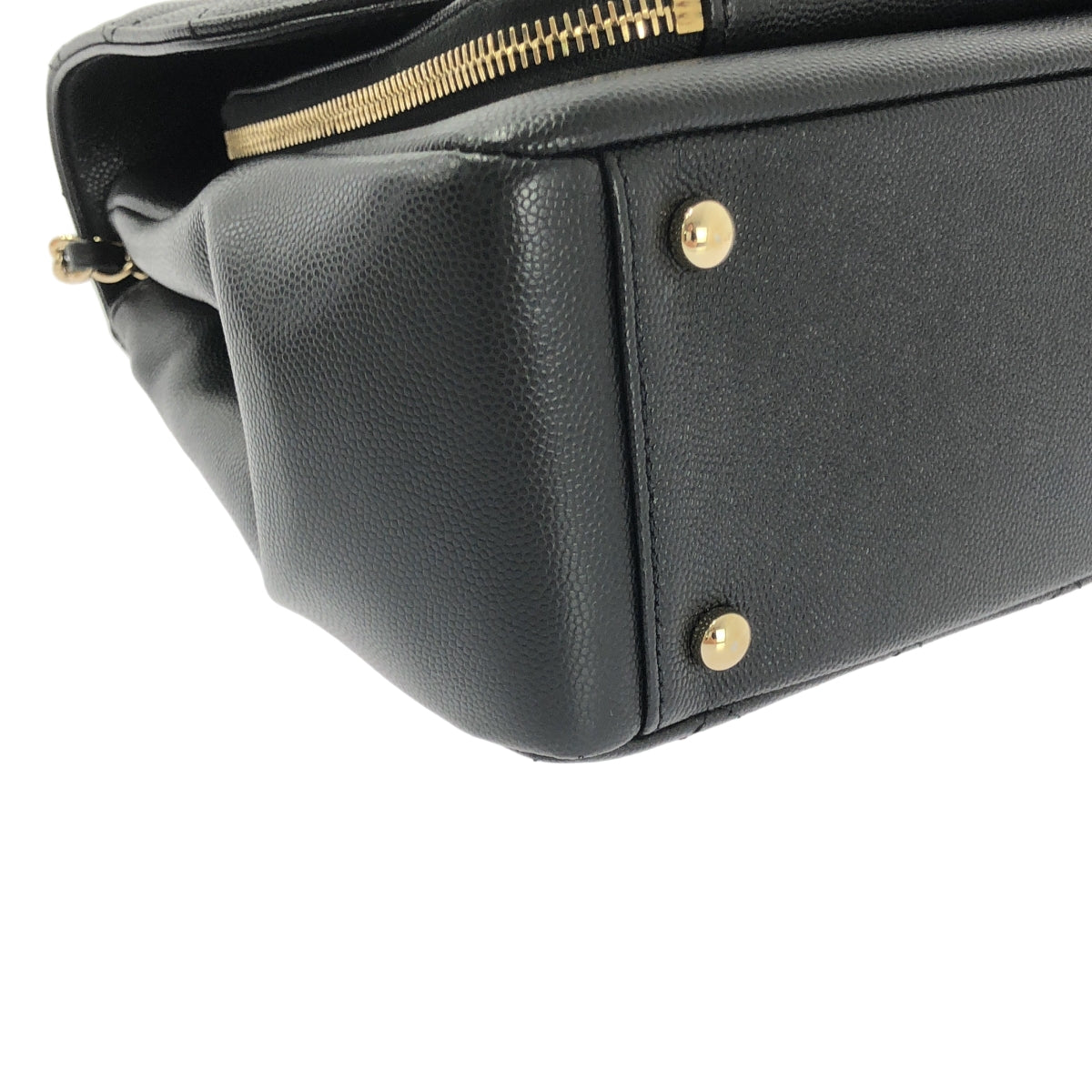 【美品】  CHANEL / シャネル | ビジネスアフィニティ マトラッセ 2way ショルダーバッグ | ブラック | レディース