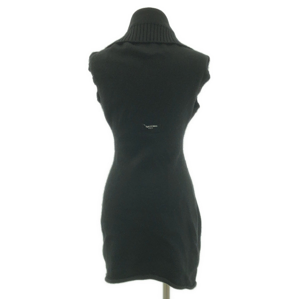 tricot COMME des GARCONS / Tricom De Galson | 2000AW | 울 변형 민소매 니트 | 블랙 | 여성