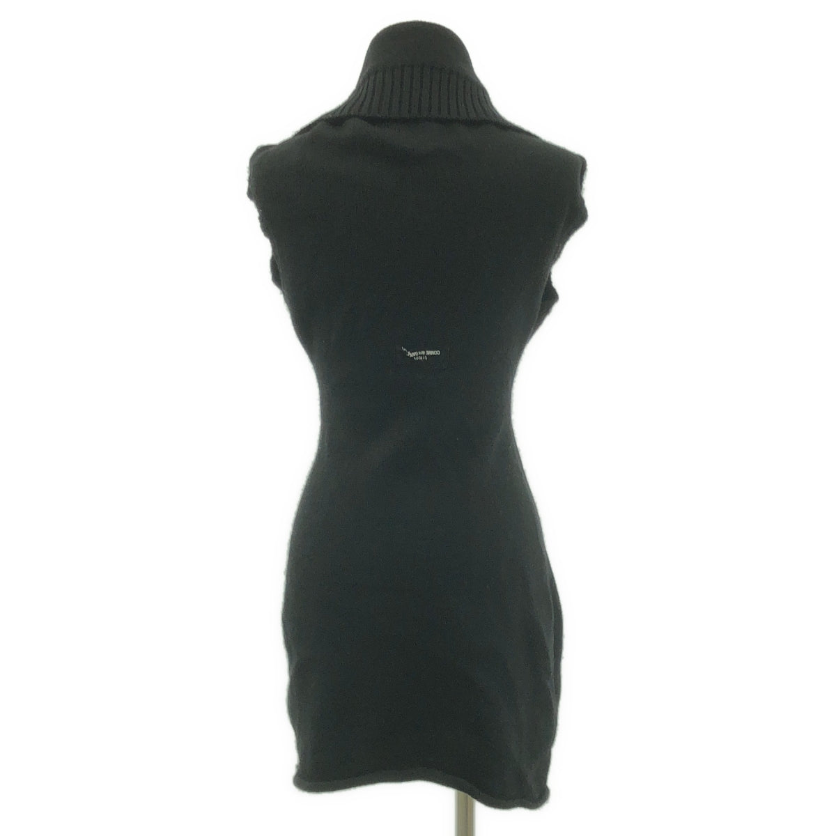 tricot COMME des GARCONS / Tricom De Galson | 2000AW | 울 변형 민소매 니트 | 블랙 | 여성