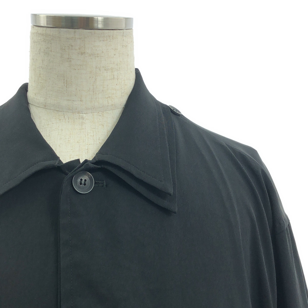 YOHJI YAMAMOTO POUR HOMME / 요우지야마모토풀 옴므 | 착탈 몸길 첨부 / 셔츠 롱 코트 | 1 | 남성