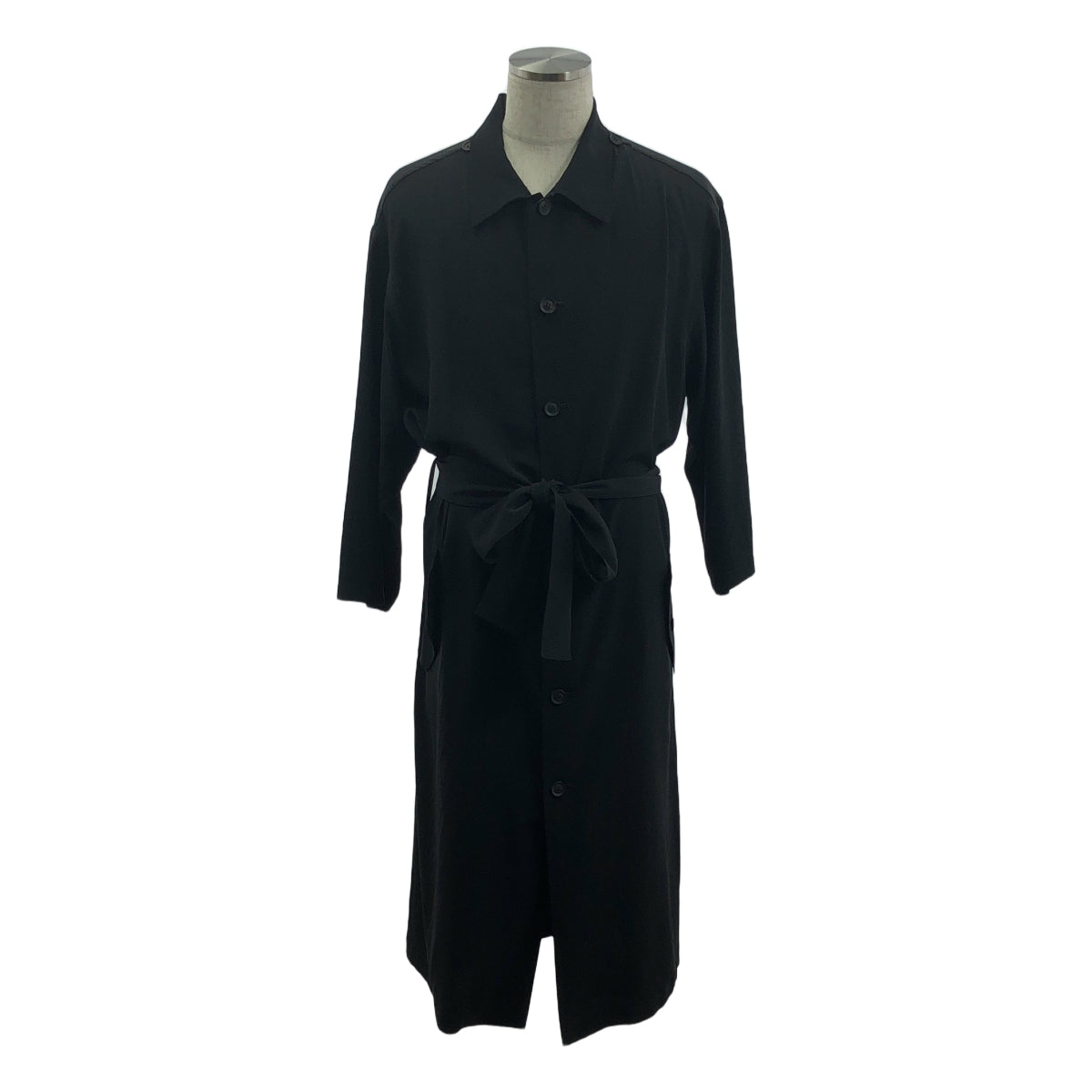 YOHJI YAMAMOTO POUR HOMME / 요우지야마모토풀 옴므 | 착탈 몸길 첨부 / 셔츠 롱 코트 | 1 | 남성
