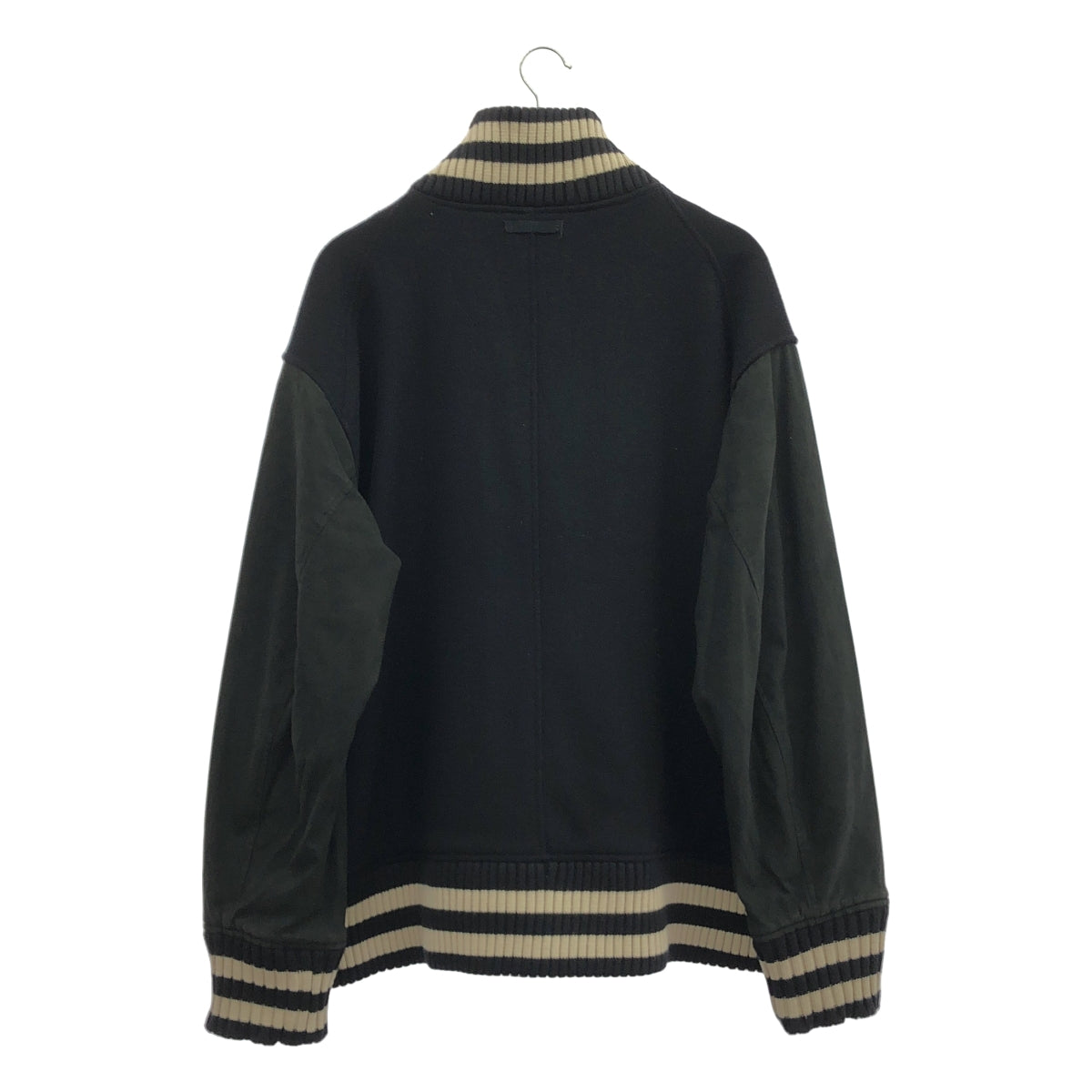 ANCELLM / アンセルム | 2022AW | SIDE SLIT VARSITY JACKET サイドスリット バーシティジャケット スタジャン | 2 |