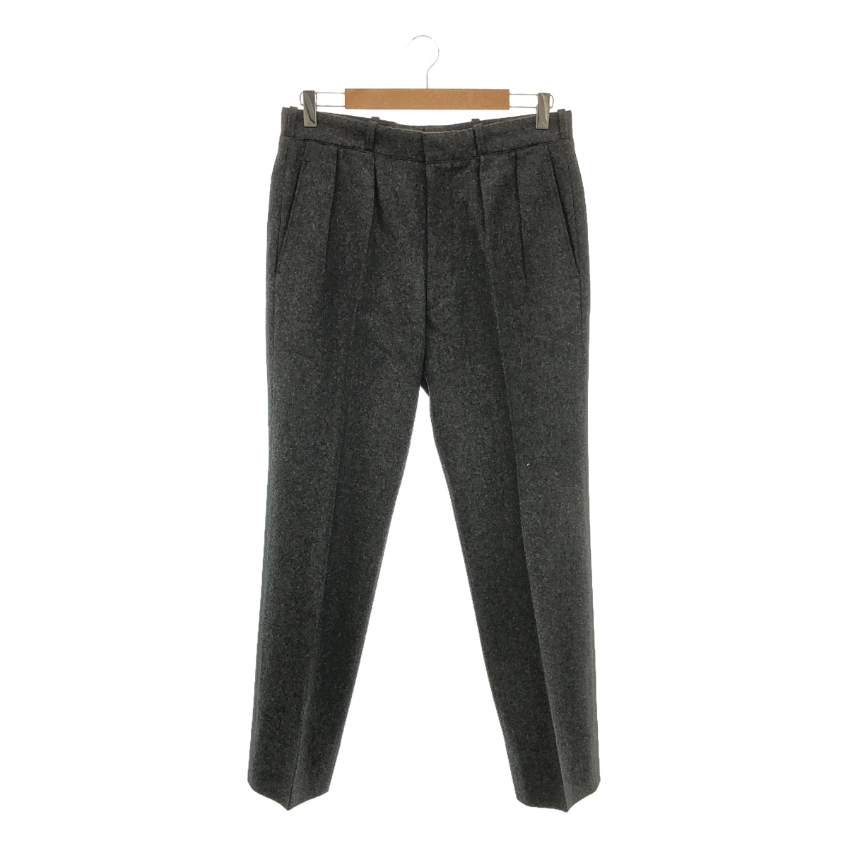 HEUGN / Yugen | TROUSER 027 Wool 2-pleat trousers slacks | 2 |