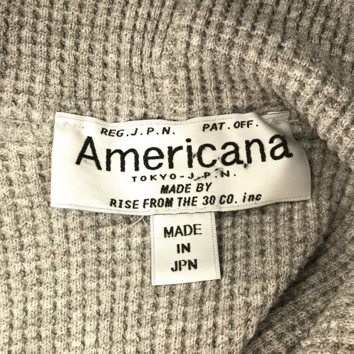 Americana / アメリカーナ | サーマルニットワンピース | グレー | レディース – KLD