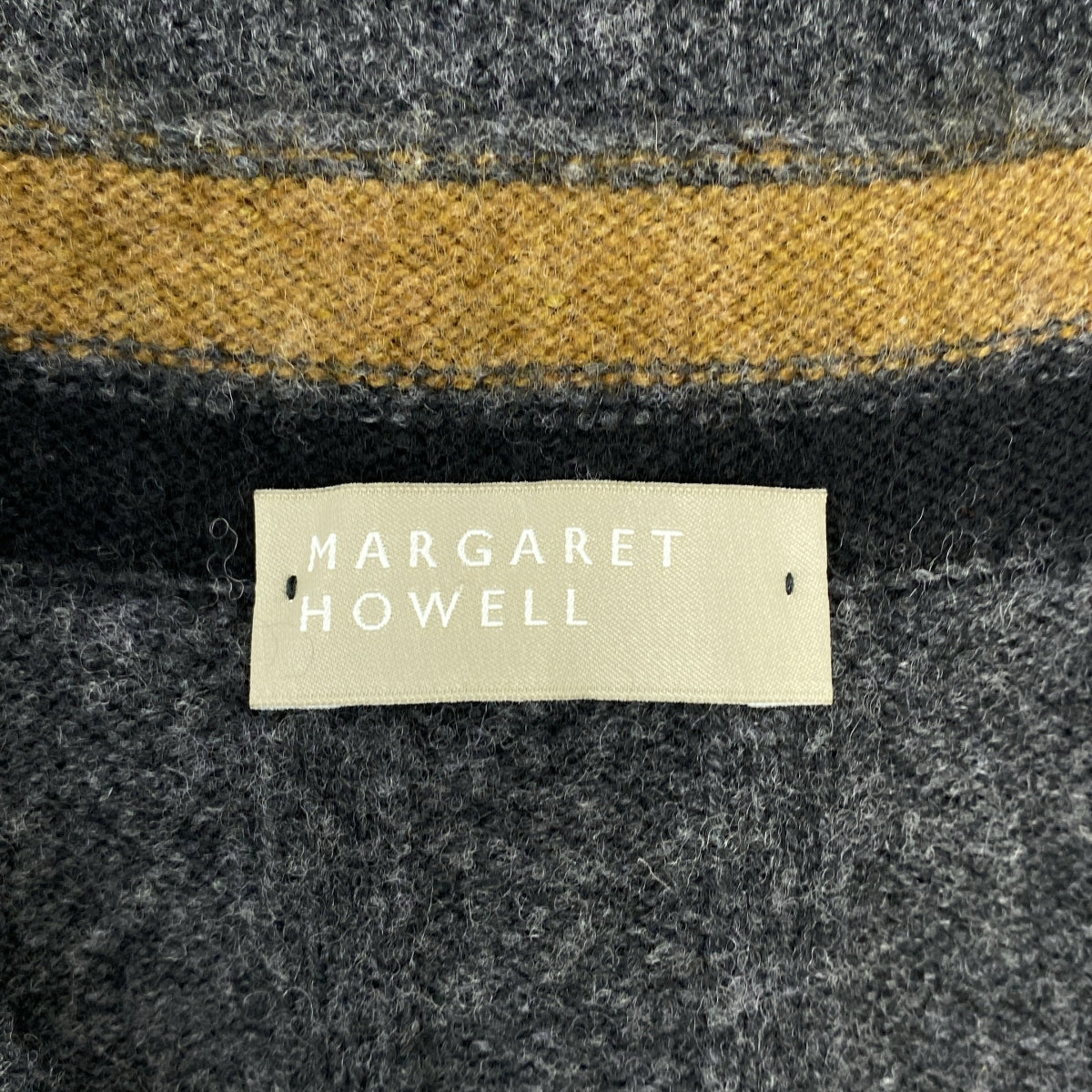 MARGARET HOWELL / マーガレットハウエル | カシミヤ混  Vネック クリケット ニット | 2 | レディース