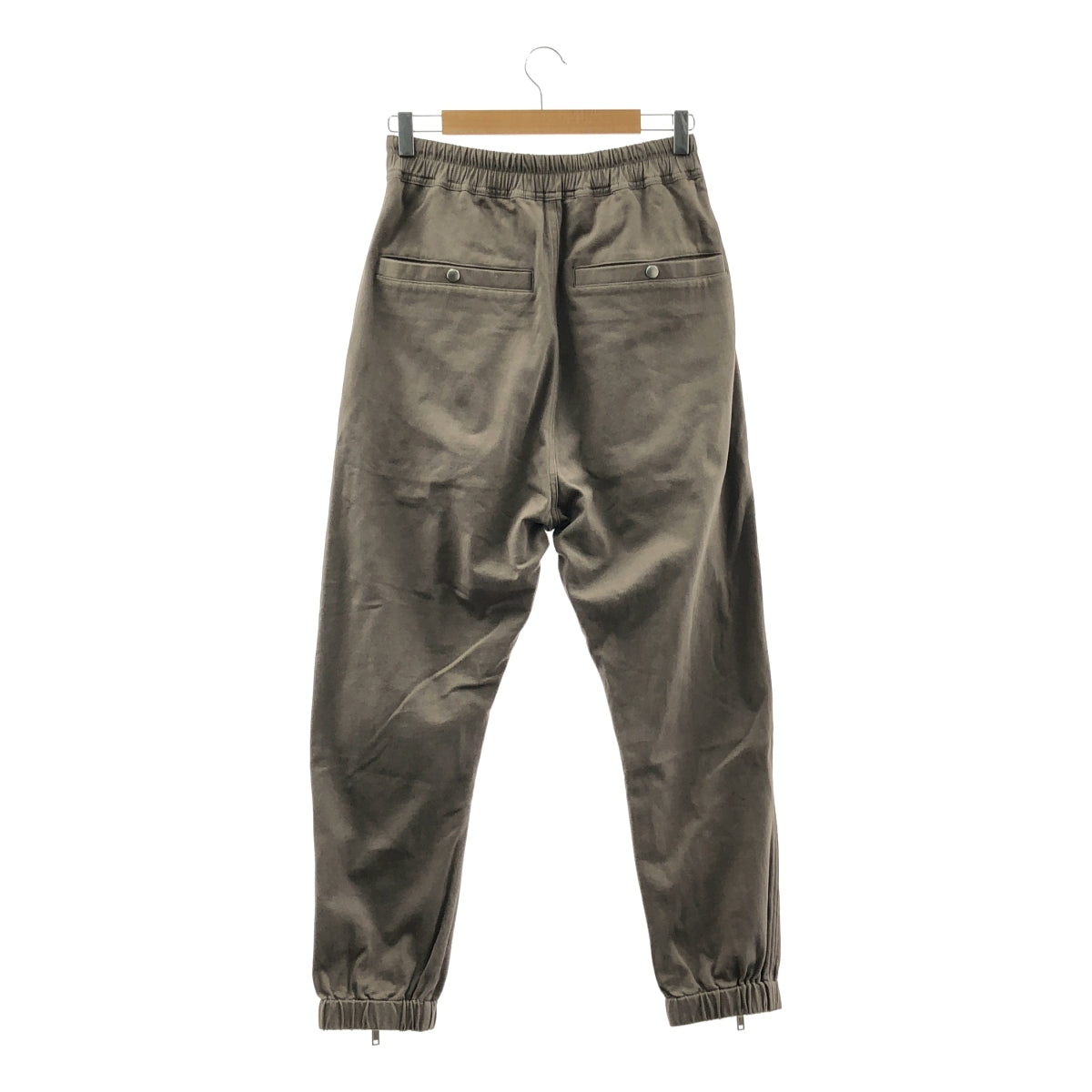 [新品] Rick Owens | 2023 秋冬 | LUXOR Tecuatl 運動褲，拉鍊運動褲 | 46 碼 | 灰色 | 男款