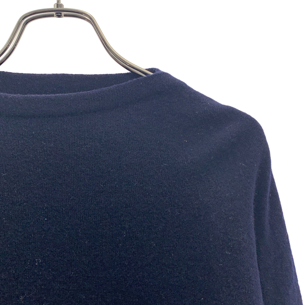 GALERIE VIE / ギャルリーヴィー | スエットニット クルーネックプルオーバー | S | ネイビー | レディース