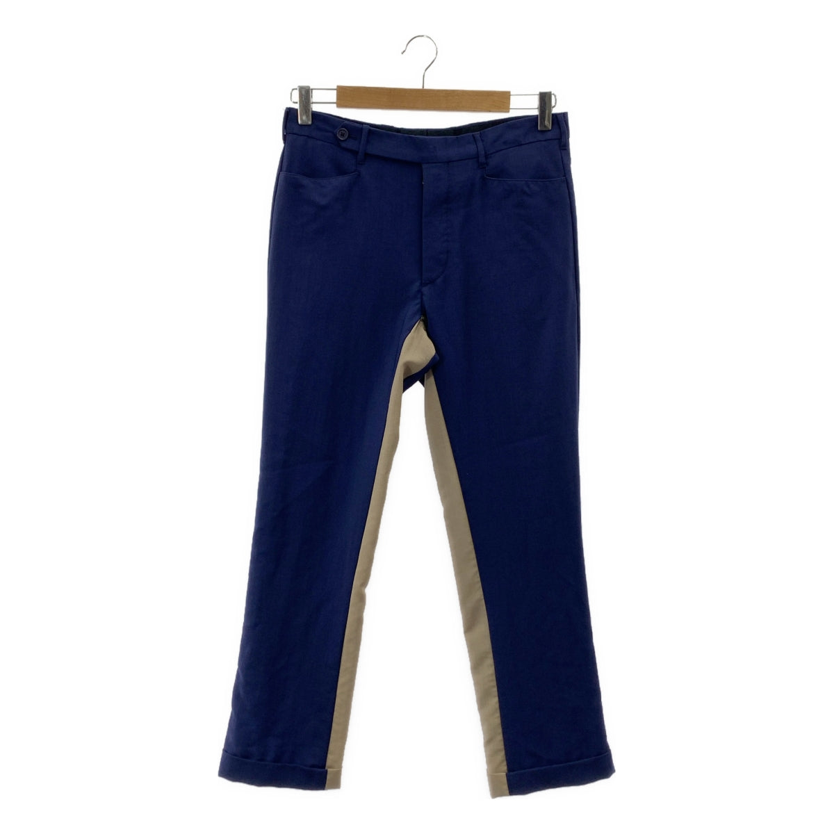 PRADA / プラダ | モヘヤ ウール スラックス | 44 | ネイビー | メンズ