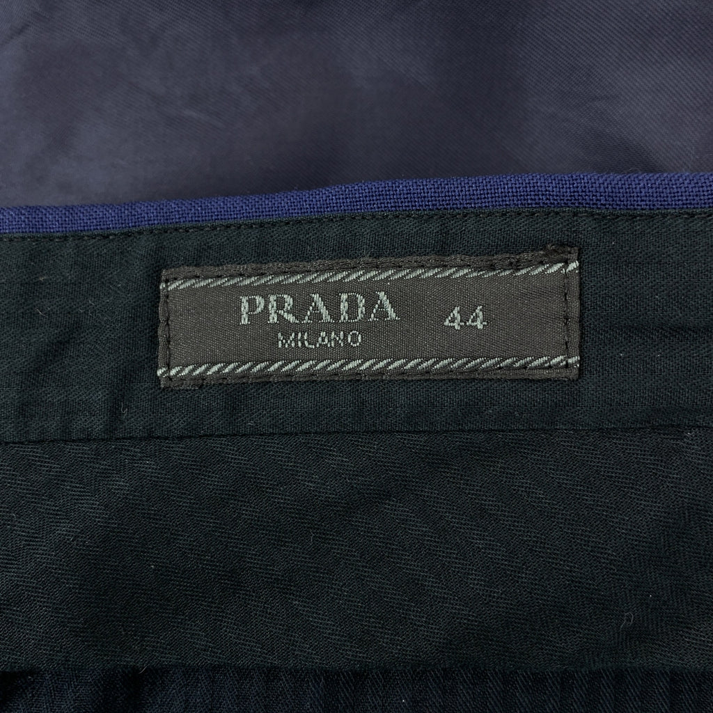 PRADA | 馬海毛羊毛休閒褲 | 44碼 | 海軍藍 | 男士