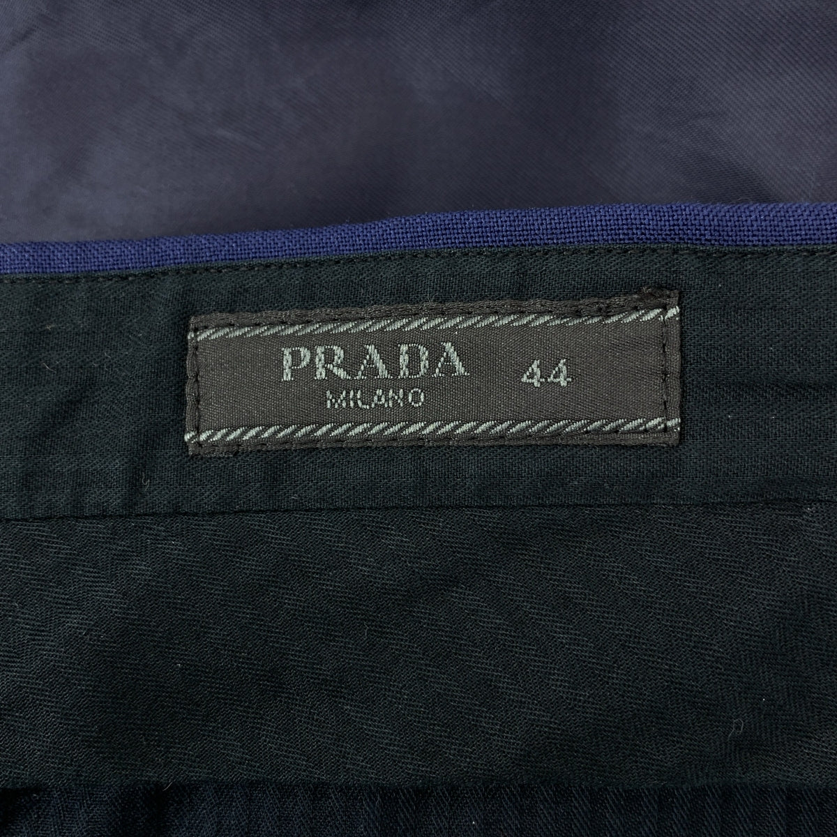 PRADA | 馬海毛羊毛休閒褲 | 44碼 | 海軍藍 | 男士