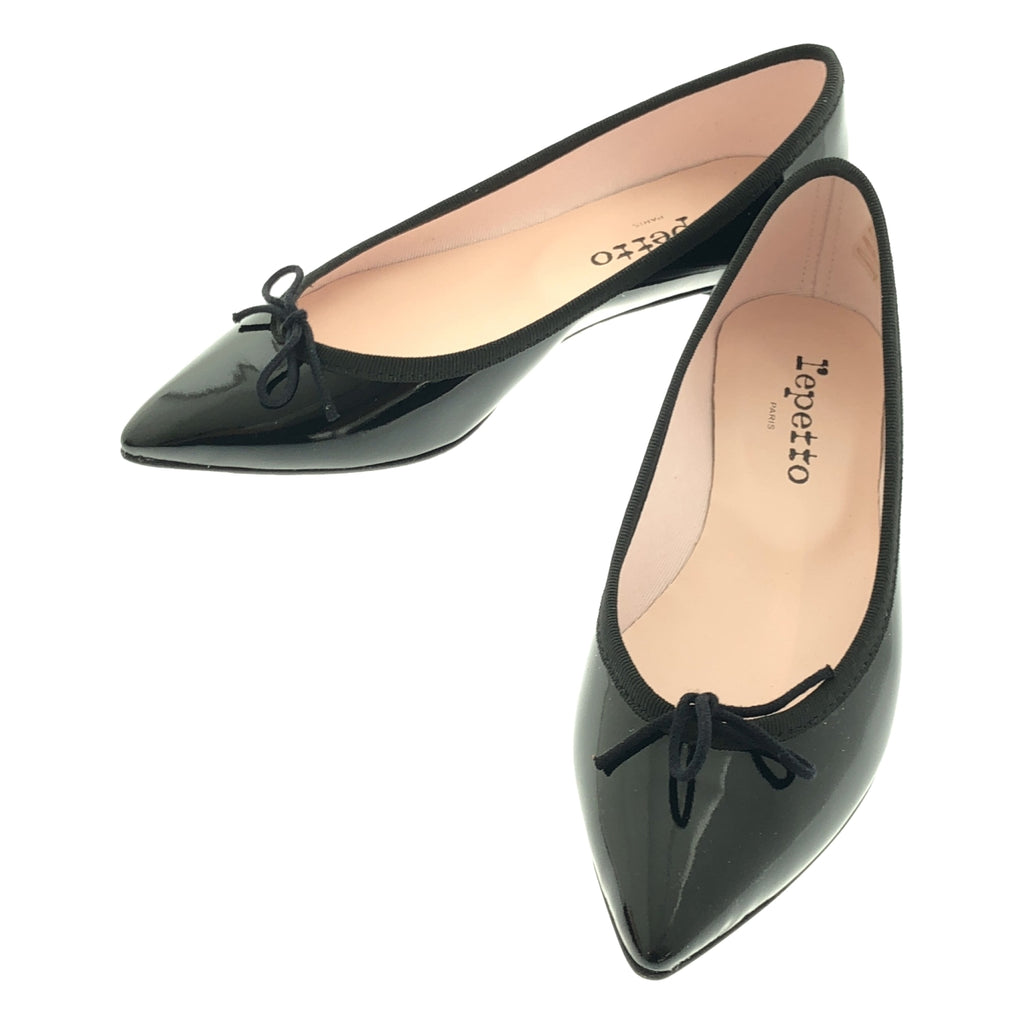 Repetto | BRIGITTE 漆皮緞帶芭蕾平底鞋 | 36碼 | 女款
