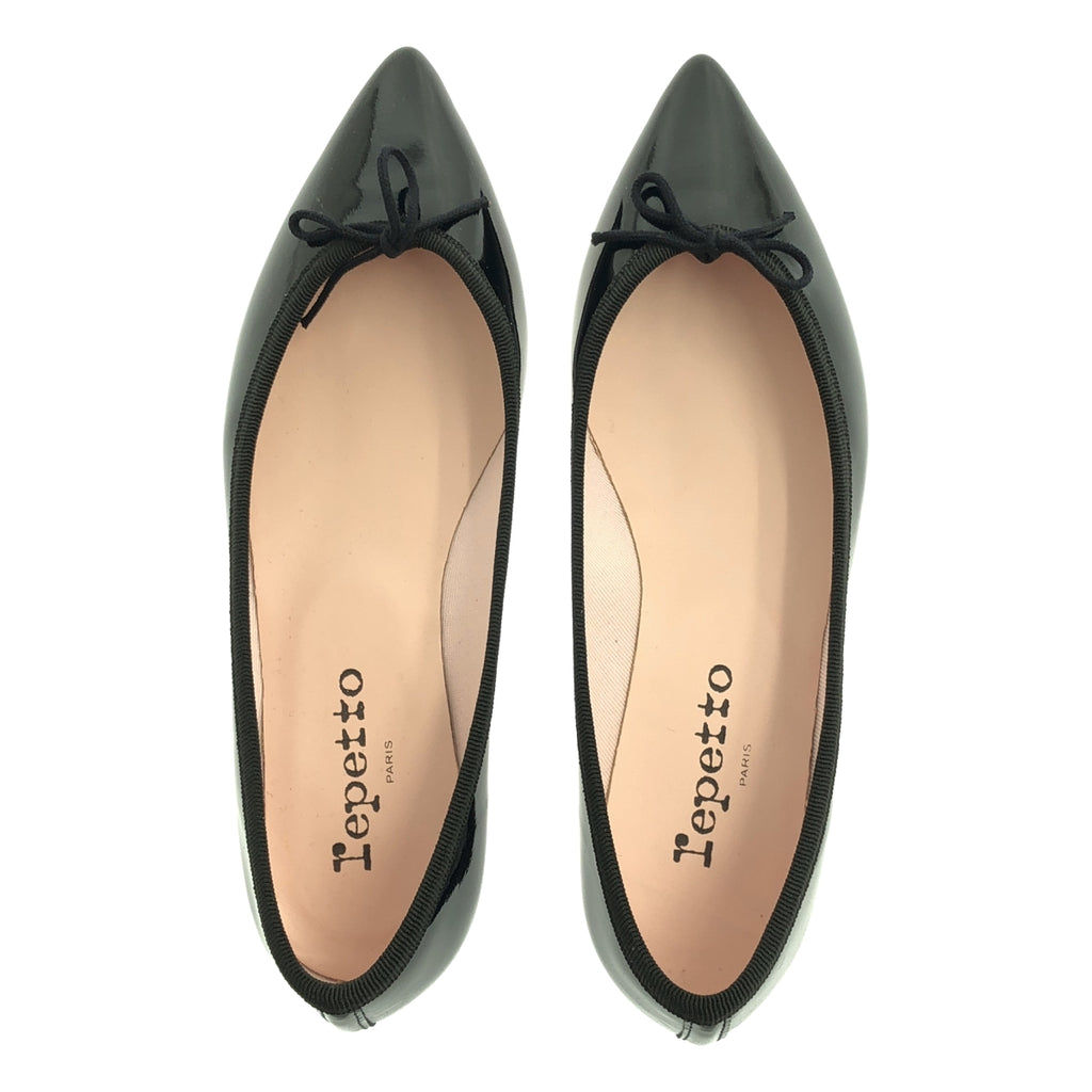 Repetto | BRIGITTE 漆皮緞帶芭蕾平底鞋 | 36碼 | 女款